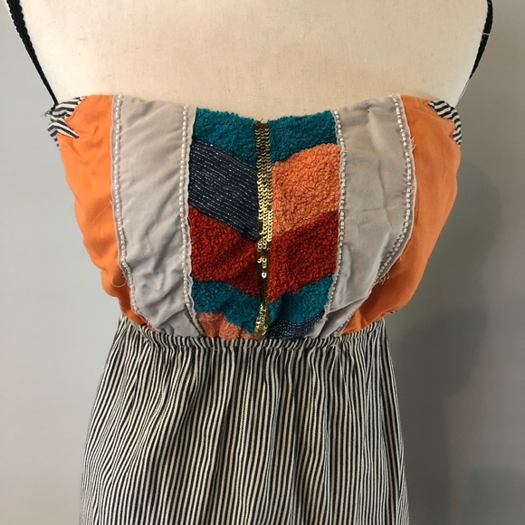 Judith March Pull On Strapless Dress Sz Small - Picture 2 of 4